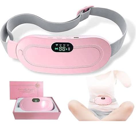 Electric Menstrual Heating Pad Period Cramp Massager, Velvet